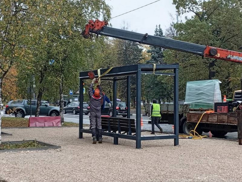 В Одинцово начали переустраивать автобусные остановки для маршрутов &laquo;Москва &mdash; область&raquo; (2026)