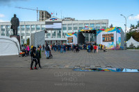 В Одинцовском округе продолжается реконструкция главной городской площади
